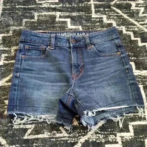 America Eagle Outfitters 360 Stretch‎ Hi Rise Shortie Size 0 A25